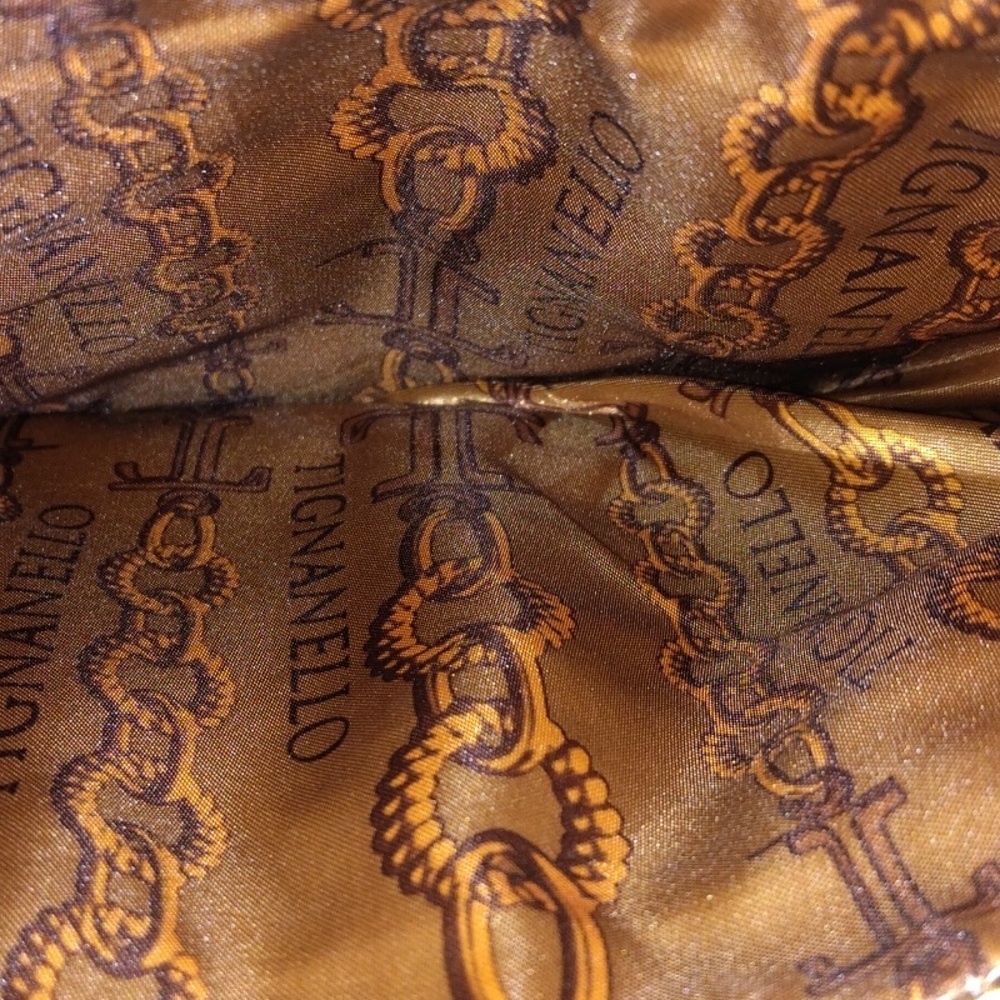 Tignanello Yellow Leather Crossbody Bag - Picture 6 of 8